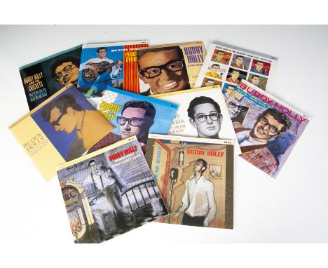 Buddy Holly 7" Singles, all ten singles from the Portrait of Buddy Holly Series (BH-1 to BH-10) - all in EX+ condition - no B