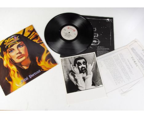 King Diamond LP, Fatal Portrait LP - Original European Release 1985 on Roadrunner (RR 9721) with Inner - Promo Photo, Album a