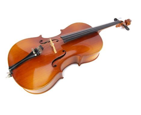 Cello, a ¾ size Cello (27" / 69cm) made in GDR, very good condition with the odd light scratch,&nbsp;there is a soft carry ba