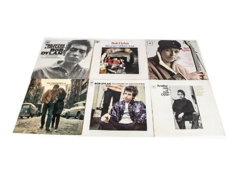 Bob Dylan LPs, twenty-seven Bob Dylan albums comprising Bringing It All Back Home, The Times They Are A-Changin', Bob Dylan, 