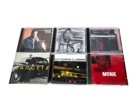 Jazz CDs, approximately one hundred and forty CDs of mainly Jazz with artists including Thelonious Monk, J J Johnson, Stan Ge