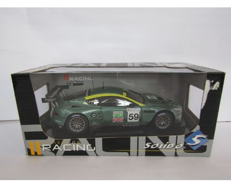 A boxed Solido diecast 1:18 scale Aston Martin DBR9 Le Mans 2005