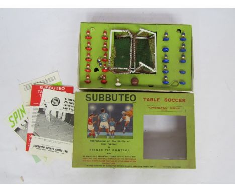 A 1970's Subbuteo Table Soccer "Continental" Display Edition set 