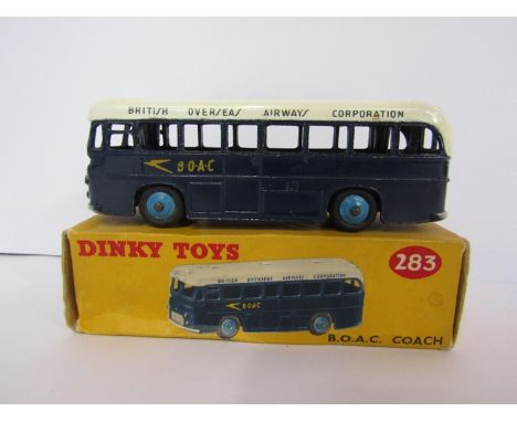 A boxed Dinky diecast 283 B.O.A.C coach