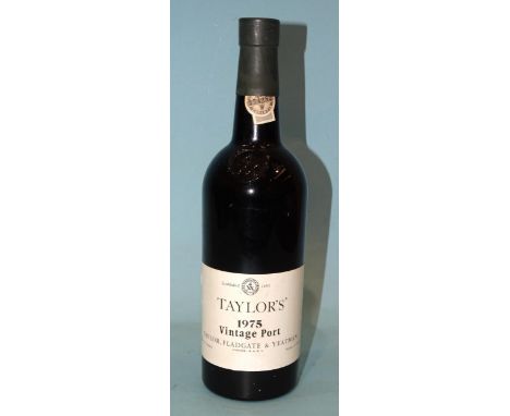 Taylors, 1975 Vintage Port, 75cl, one bottle, nine bottles of various wines and one bottle of Grants Scotch Whisky, (11). 