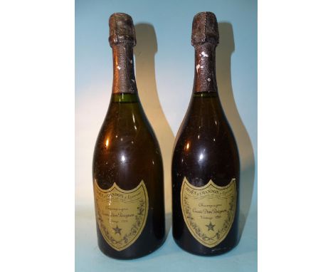 Moët et Chandon, Cuvée Dom Perignon 1978, 75cl, one bottle and 1980, one bottle, (level bottom neck), (2). 