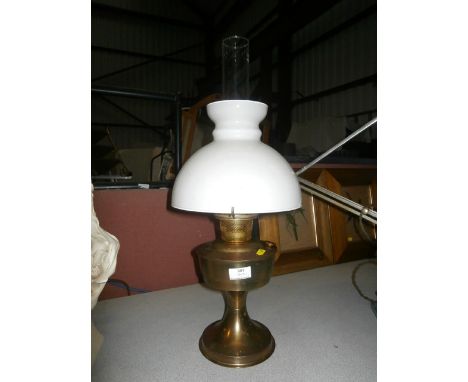 brass oil lamp