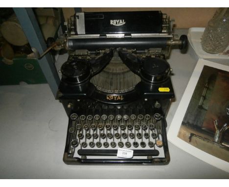 vintage Royal typewriter