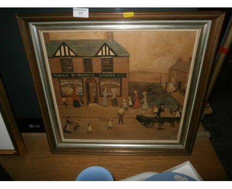 Oldham co-op print signed helen bradley
