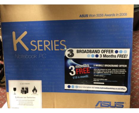 ASUS K SERIES LAPTOP COMPUTER
