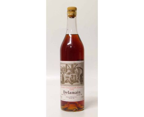1 bottle Delamain Grande champagne cognac 1971 Condition report: see terms and conditions