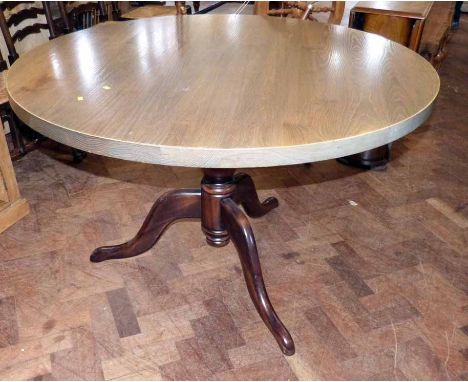 One Cottage Furniture Limited circular tripod table. Condition report: see terms and conditions