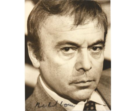 Herbert Lom British Actor Best Known For Playing Chief Inspector Dreyfus In The Pink Panther Films. Signed 10x8 Sepia Photo. 