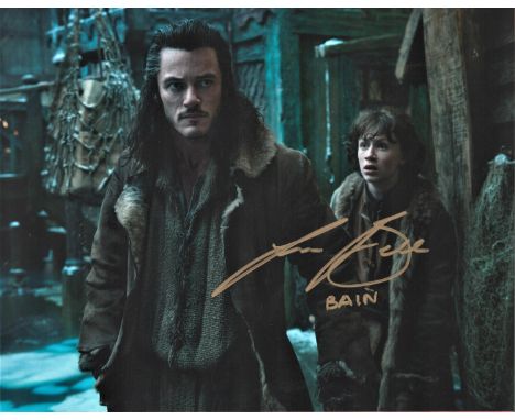 John Bell Signed 10x8 Colour Photograph Pictured During His Time Playing Bain In Two Instalments Of The Hobbit Film Series. G