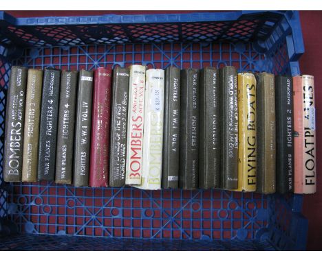 A Collection of Seventeen Hardcover Military Aircraft Reference Books, published by Macdonald including War Planes Fighters 4