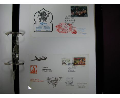 Over Sixty Flown Covers Celebrating First Flights of Air Services and Aircraft, GB Commonwealth and World.