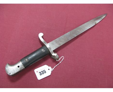 Victorian Martini Henry Short Sword Bayonet of the 1880's -1890's, with 11¾" long blade marked Wilkinson Sword Company London