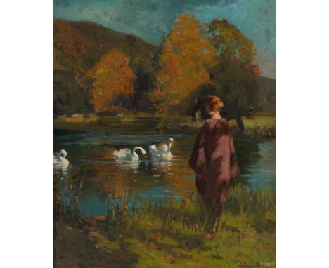 Signed, oil on canvas(61cm x 51cm (24in x 20in))Footnote: Provenance: Ian MacNicol, Glasgow Note: Glasgow Boy artist George H