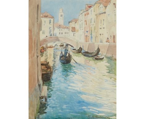 Signed and dated 1912, watercolour(28cm x 20cm (11in x 8in))Footnote: Note: Charles Oppenheimer is very much associated in ma