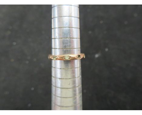 9ct Gold ring Size L 