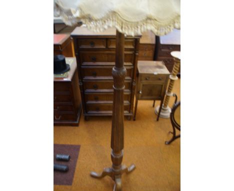 Standard lamp with shade
