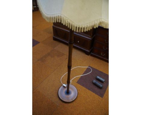Standard lamp with shade