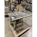 Jet 10" Super Saw JWSS-10LFR Tilting Arbor Table Saw, S/N 04118226
