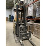 Yale NR035DBNL24TE101 3,500 Lb. Electric Stand Up Forklift Truck, S/N B295N01671L