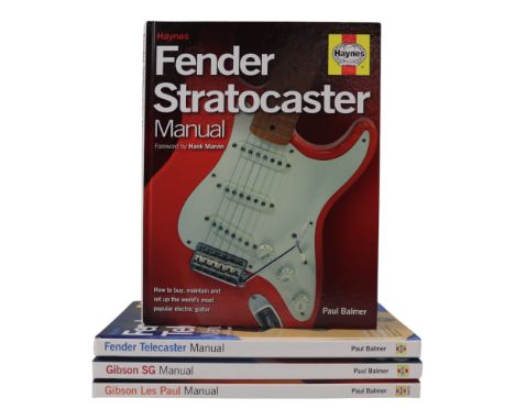 Haynes electric guitar manuals: Fender Stratocaster, Fender Telecaster, Gibson Les Paul and Gibson SG