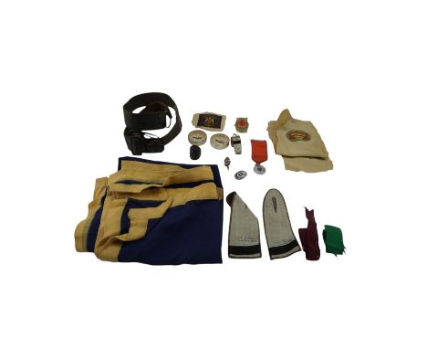 Vintage Girls' Life Brigade and Boy Scouts insignia and accoutrements including GLB badges and medals, a 1957 Boy Scouts bron