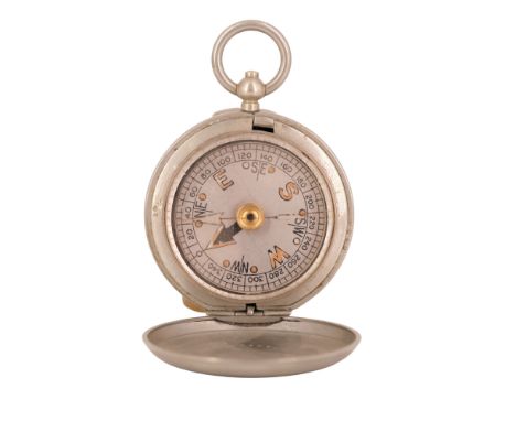 A 1918 British Army Mk VI pocket magnetic compass by C Halseler &amp; Son of Birmingham