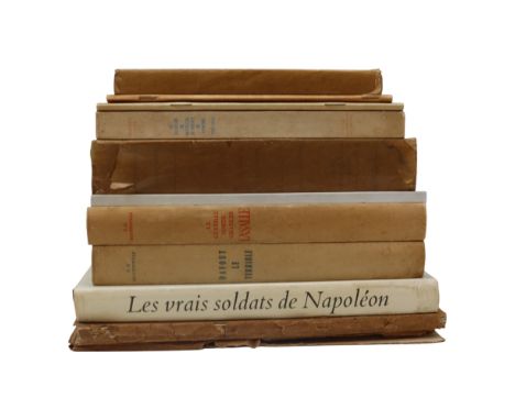 A group of French language books on The Napoleonic Wars, The Napoleonic French army, etc