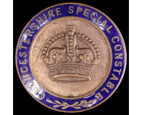 A pre-1952 Gloucestershire Special Constable brooch