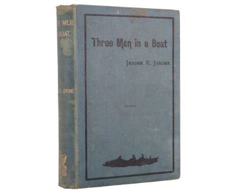 Jerome K Jerome, "Three Men in a Boat", Bristol, Arrowsmith, 1889, 1st edition 1st impression,  'Quay Street' publisher's add