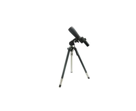 A Bushnell Spacemaster 60 mm telescope, Model 78-1800, with Viking telescopic tripod