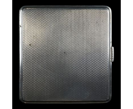 An early 20th Century Australian Sterling standard white metal cigarette case by Hardy Brothers of New South Wales, Sydney, c