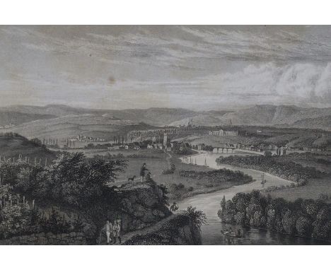 Malerische und romantische Deutschland, Das.: 10 Bde. der Reihe. Mit zahlr. Stahlst.-Taf. Einheitlich geb. Hldrbde. d. Zt. (T