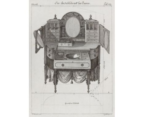 Sheraton,T.: Modell- und Zeichnungsbuch für Ebenisten, Tischer, Tapezirer und Stuhlmacher, und sonst für jeden Liebhaber des 