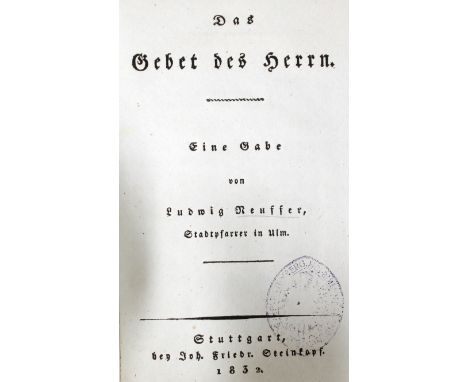 Predigten.: Sammlung von 12 Predigten. Brosch. bzw. Kart.  ╔Enthält u.a.:╗ Goebel,M.J.C. Prophetischer Augenlust, Das ist ein
