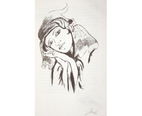 Edschmid,K. (d.i. E.Schmid).: Die Engel mit dem Spleen. Bln., Tillgner 1923. Gr.8°. Mit 12 (7 ganzs., davon 6 sign.) Lithogr.