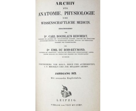 Sammlung: von 8 Kleinschriften u. Separatabdrucken zu versch. medizinischen Themen, versch. Formate u. Einbde.  ╔Enthält u.a.