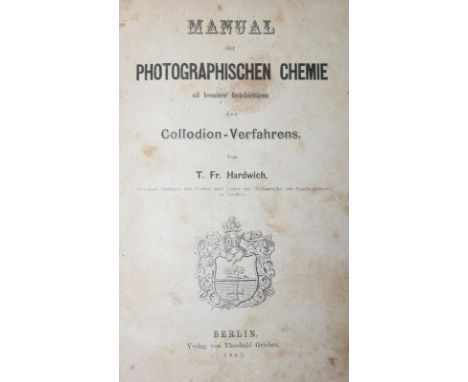 Liesegang,P.E. (Hrsg.).: Photographisches Archiv. Berichte über den Fortschritt der Photographie. 8 Jgge. der Reihe in 5 Bdn.