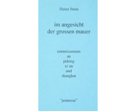 Stein,H.: 6 von Heinz Stein illustr. Schriften. Obrosch. (5) u. Okart.  ╔Enthält:╗ Ruhmann,A. Aber unten auf der Erde. Gelsen