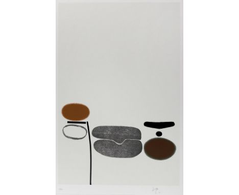 Pasmore, Victor: (1908 Chelsham (Surrey) - Valletta 1998). Point of Contacts. Farbserigraphie 1971. Plgr. 66 x 42,5, Blgr. 85