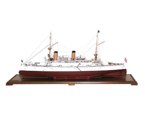 Fine Art Models: Modellschiff der USS Olympia. Gestaltet von Fine Art Models im Jahr 2003 in einer limitierten Auflage von 50