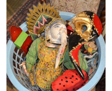 Hand made Indian puppet - masks and other ethnic items