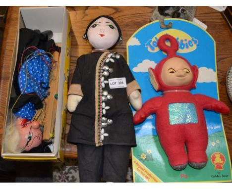 Pelham 'witch' puppet a doll and a Teletubby