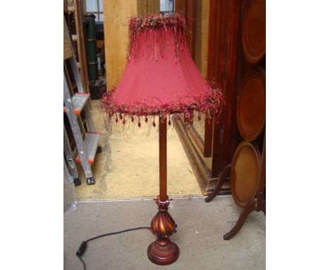 A table lamp. 