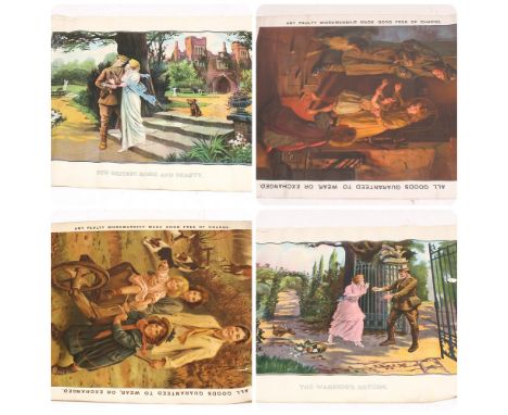 A collection of various early to mid 20th Century World War I era advertising chromo-lithographs to include; two Soldier rela