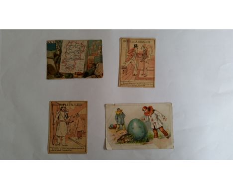 TRADE, European advert cards, inc. Phillipe Latour, Freres, Candeliez &amp; Deveau, Moreau, Renaud, Lervilles, Lucas, Boilevi